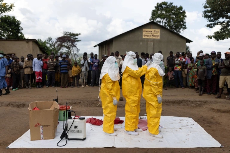 According to government figures from Sunday, 53 people in Uganda have died of Ebola out of 135 known infections [File: Luke Dray/Getty Images)
